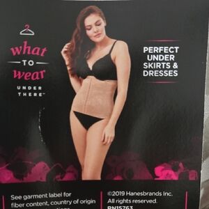 Maidenform White Women Waistnipper Shapewear, Size L